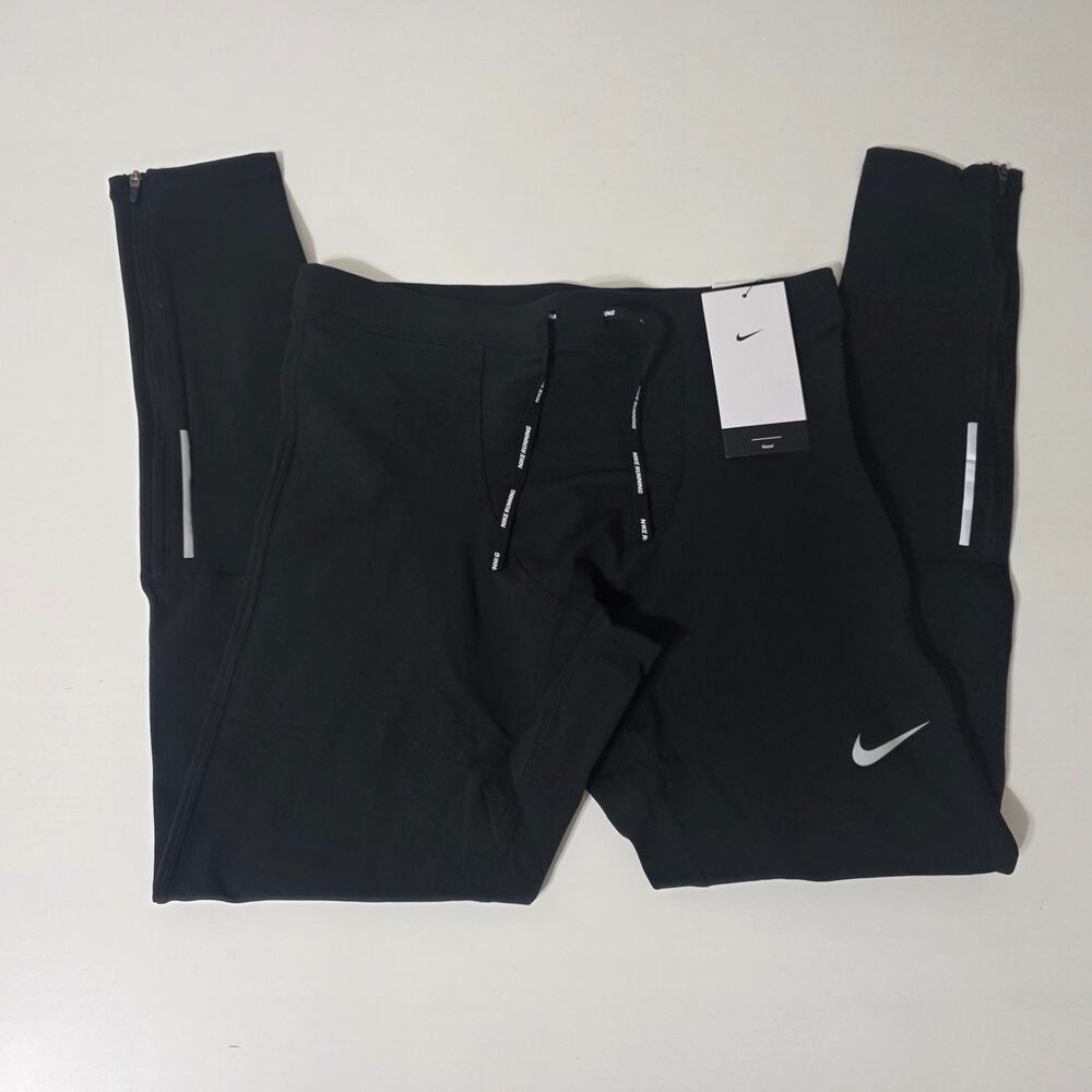 Nike Repel Challenger Men's Size Medium Running Tights DD6700-010 Black New
